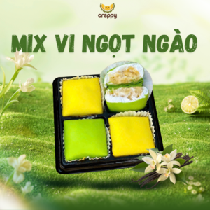 Crepe mini mix vị